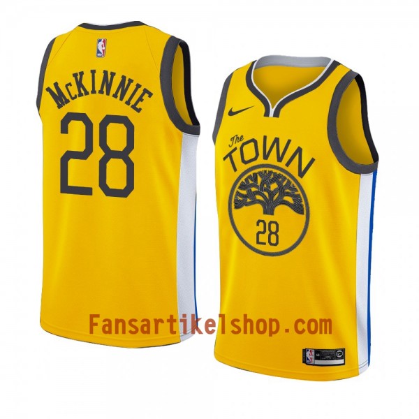 Golden State Warriors Trikot Alfonzo Mckinnie 28 2018-19 Nike Gelb Swingman - Herren Golden State Warriors Trikot Alfonzo Mckinnie 28 2018-19 Nike Gelb Swingman - Herren